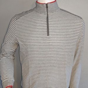 Hugo boss grey 1/4 zip slim fit